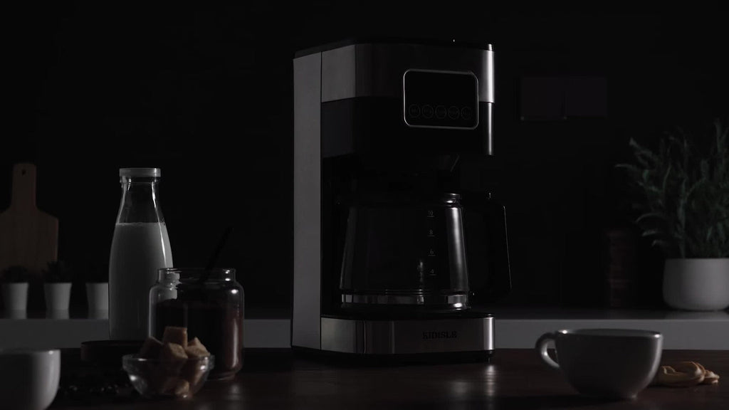 Programmable Drip Coffee Maker 10-Cup Touchscreen Pause and Serve Stainless Steel Carafe for Home Cooking, Dining and Outdoor Meals