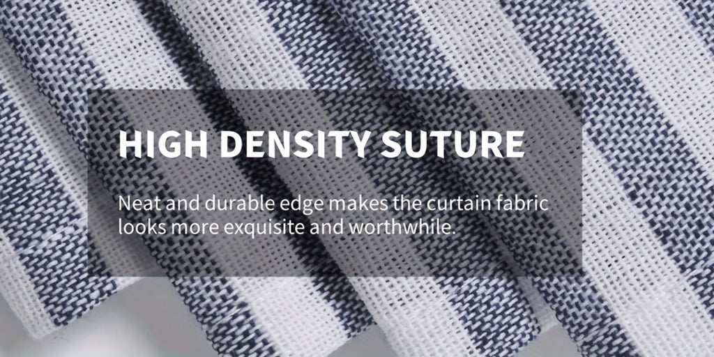 Semi Sheer Curtains Bohemian Linen Cotton Patchwork Grommet Top Window Drapes for Bedroom Living Room Kitchen Bathroom Cafe