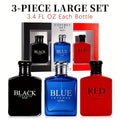 Cologne Gift Set for Men 3 Piece EDT Spray Absinthe Lemon Sage Eau de Toilette Mini 1oz for Bath Time, Home Spa and Personal Care