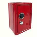 Password Lock Cash and Coin Storage Box with Key Lock Portable Money Box for Saving Cash Coins Notebooks Passports Valuables Home Office