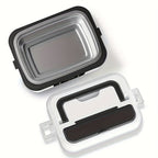 Electric Lunch Box 33.81oz Stainless Steel Heated Food Container Leak-Proof Portable Lunch Warmer for Work School Office
