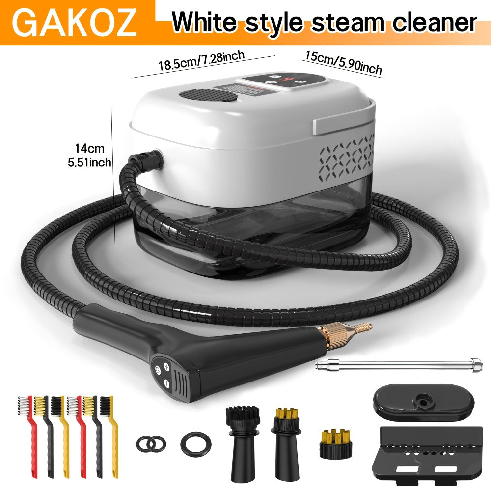Handheld Steam Cleaner High Pressure 9-Gear Adjustment & LCD Display, 1200ml Water Tank for Home Cooking, Dining and Outdoor Meals