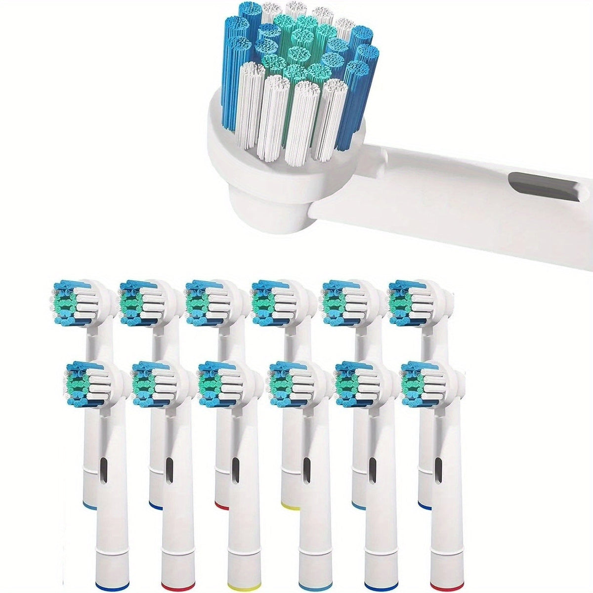 Replacement Toothbrush Heads Compatible with Oral-B Electric Toothbrush - 12 Pack Professional Brush Heads