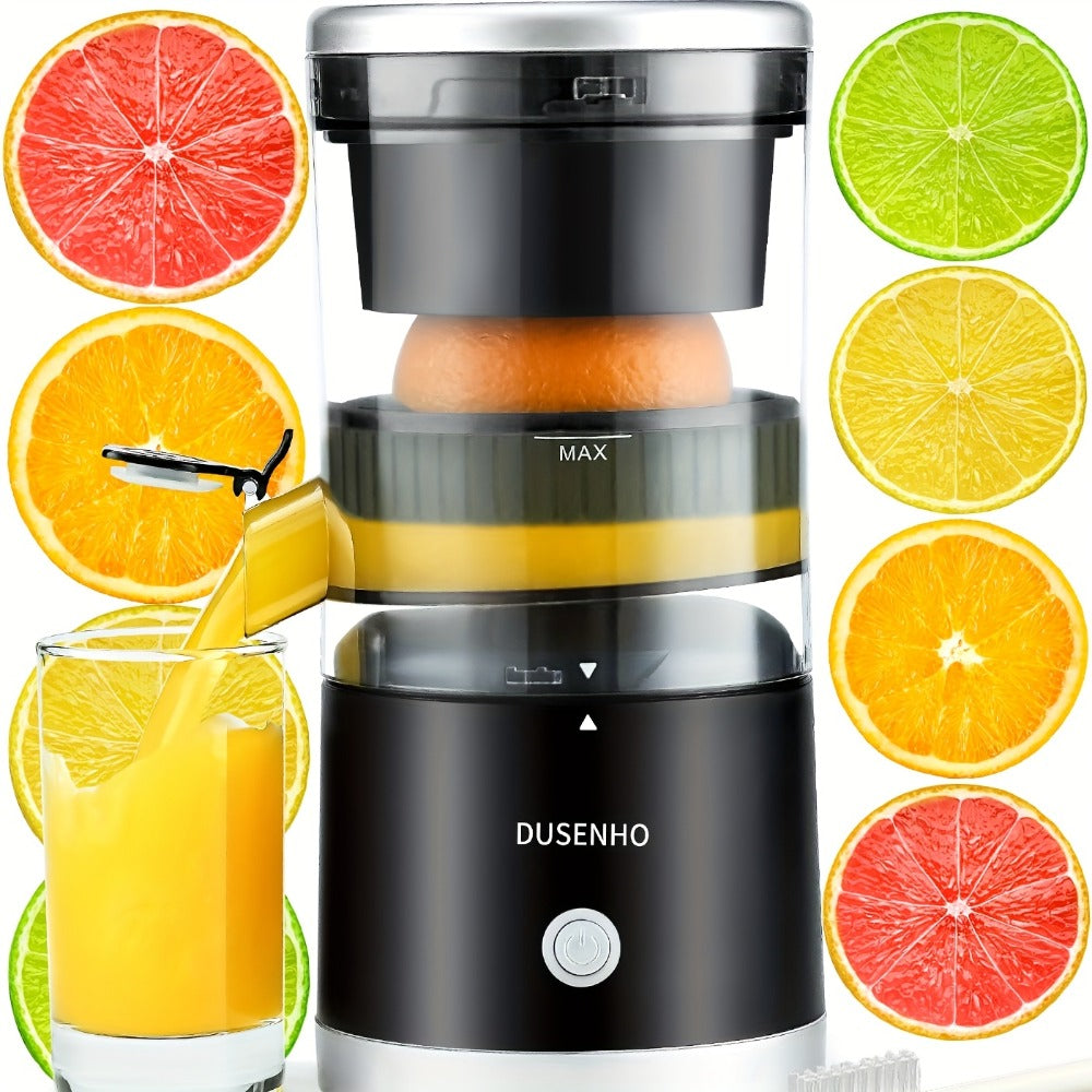 Electric Citrus Juicer Rechargeable USB-C, Portable Electric Orange Juicer Machine with 45W Motor