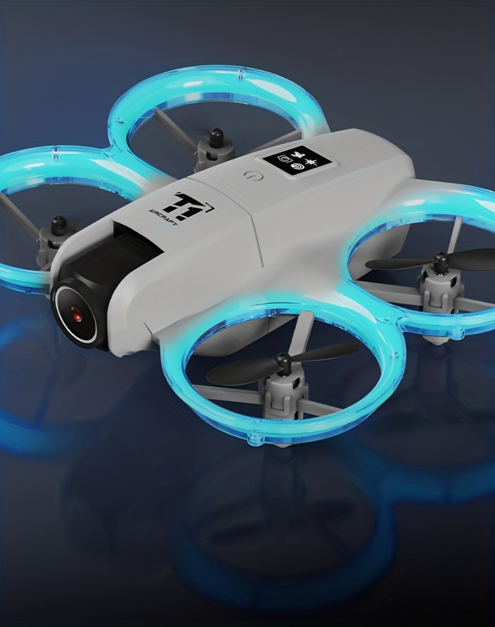 4K RC Airplane Auto Hover Dual Batteries Optical Flow WiFi FPV Camera One-Key Return Roll Anti-Shock Anti-Collision