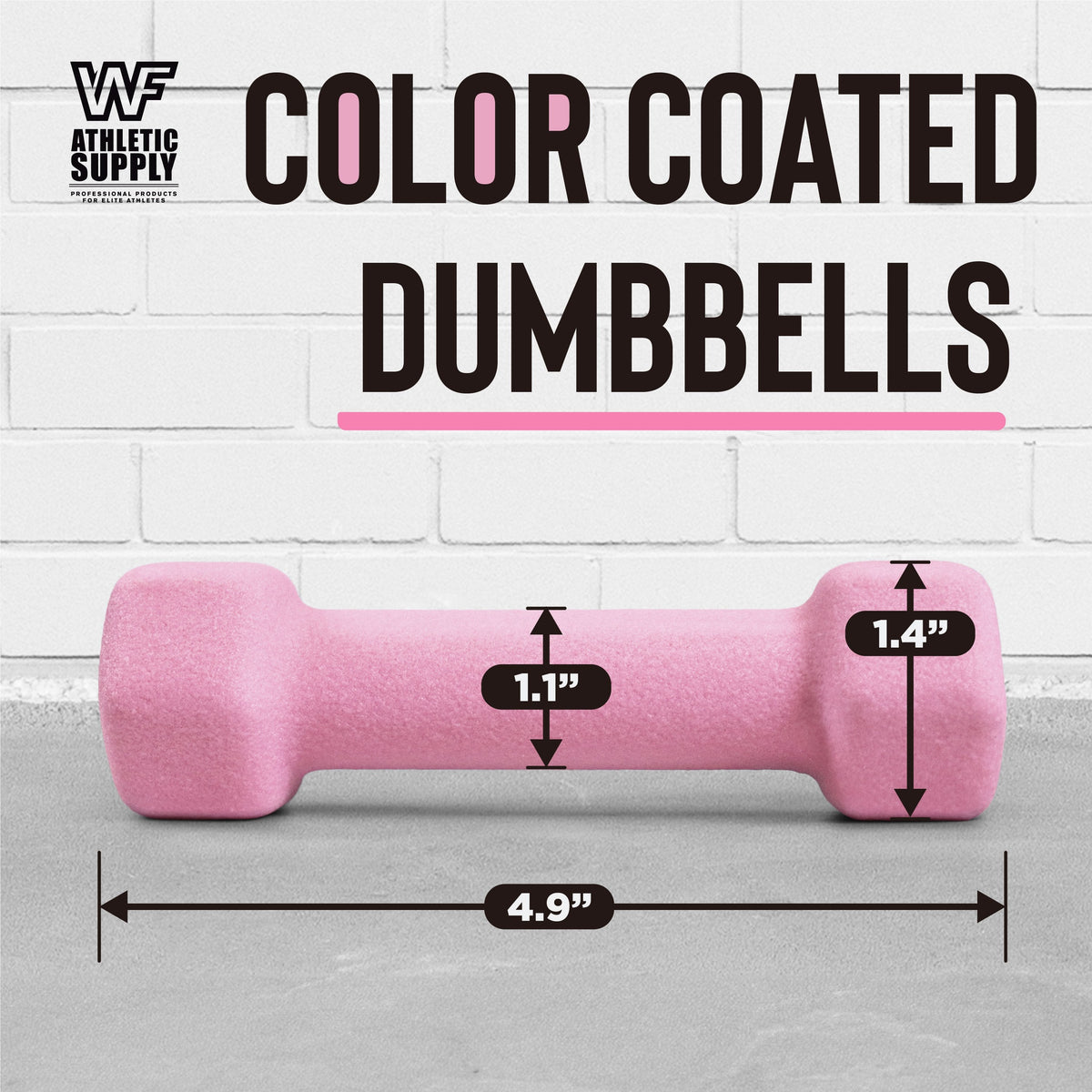 Neoprene Dumbbells Pair with Non-Slip Hex Shape – Color-Coded Hand Weights for Women & Men, Strength Training, Home Gym & Aerobics