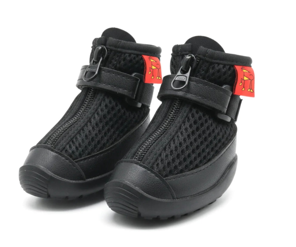 Greyhound and Whippet Dog Boots, Small - Black *PREORDER*