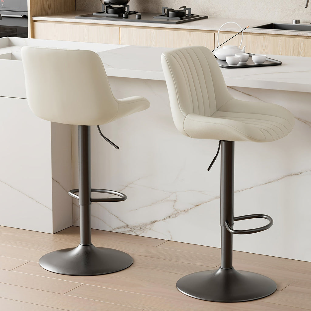 Bar Stool shown in the White, Set Of 2 option