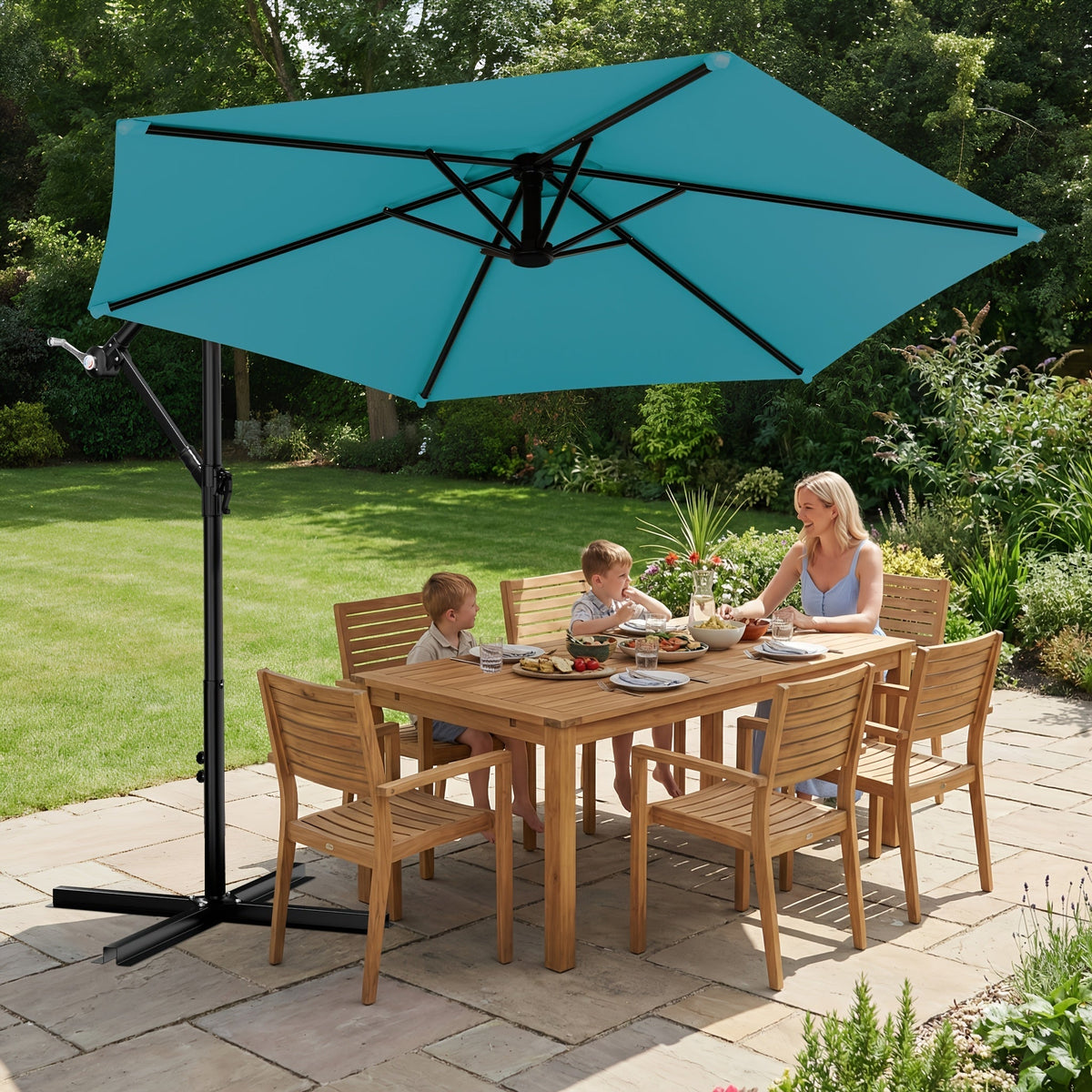 10-Foot Cantilever Patio Umbrella with Multiple Color Options
