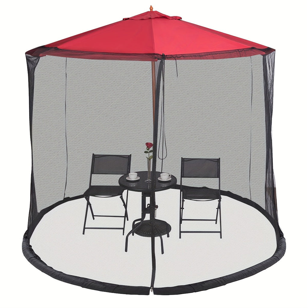 10-Foot Patio Umbrella Accessory with Tool-Free Assembly for Outdoor Shade and Protection