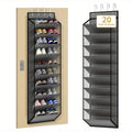 10-Tier Metal Shoe Organizer with Tool-Free Assembly for Organized Everyday Storage
