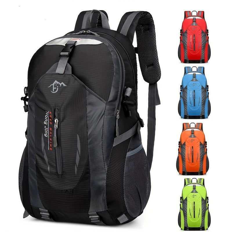 Hiking Backpack 25.8L Outdoor Mountaineering Bag – Large Capacity Travel Sports Rucksack with Torso Adjustment for Trekking, Camping