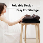 EMS Leg Massager Full Body Massage Pad 10-Zone Wave Vibration Kneading Pillow with Foot Calf Massager Hot Compress & Storage Bag