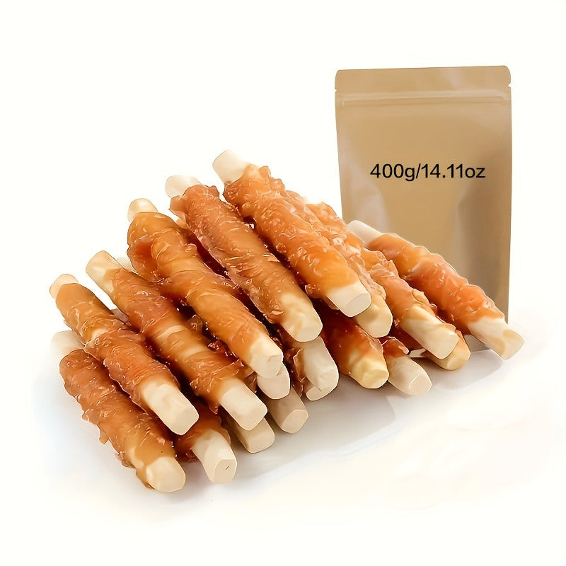Dog Treats BLACK DUCK Chicken-Wrapped Milk Sticks in 200g and 400g Package Options for Reward Use
