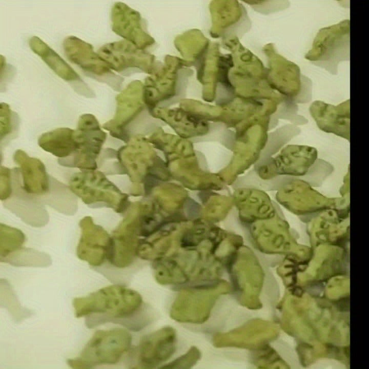 150 g Catnip and Cat-Grass Cookie Treats with Shaped Pieces and Pictured Ingredient Panel Pictured
