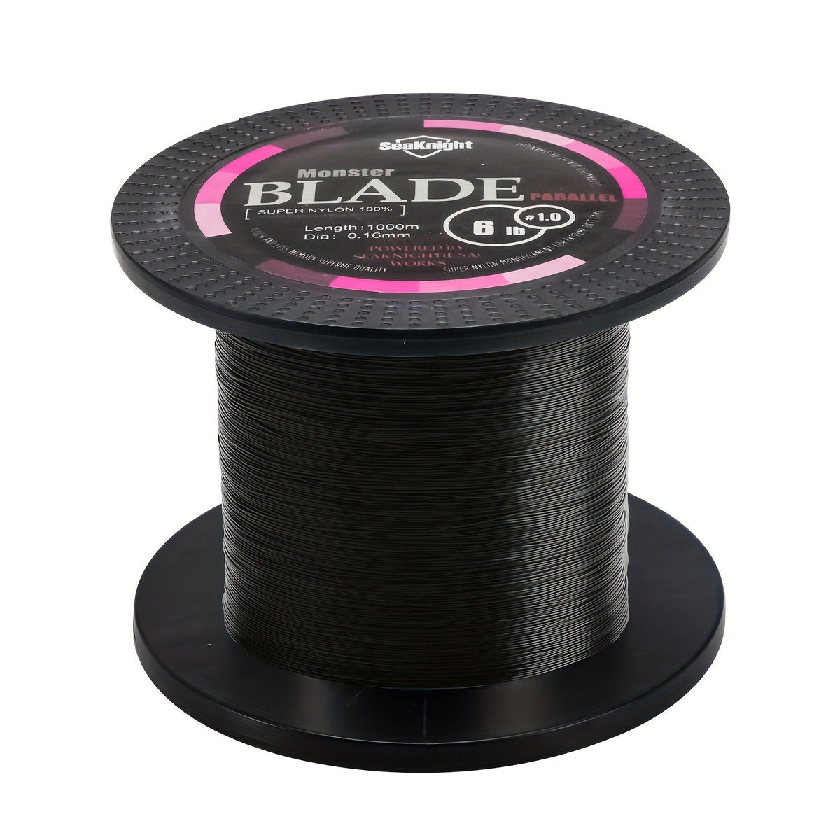 Monofilament Fishing Line 1000M / 1093Yds – Nylon Mono Line for Freshwater & Saltwater, 2-35LB, Black & White