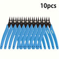 Five-Inch Flush Cut Wire Cutters with Blue Handles and 5- or 10-Piece Checkout Options for Fine Wire Work