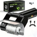 Electric BBQ Grill Brush Cordless Rechargeable Grill Cleaner with 800 RPM Rotating Head, 2000mAh Battery