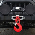 Winch Hook Forged Steel 3/8" Grade 70 Clevis Slip Hook 35, 000 lbs – Spring Latch ATV UTV Jeep Truck Off-Road Recovery Towing