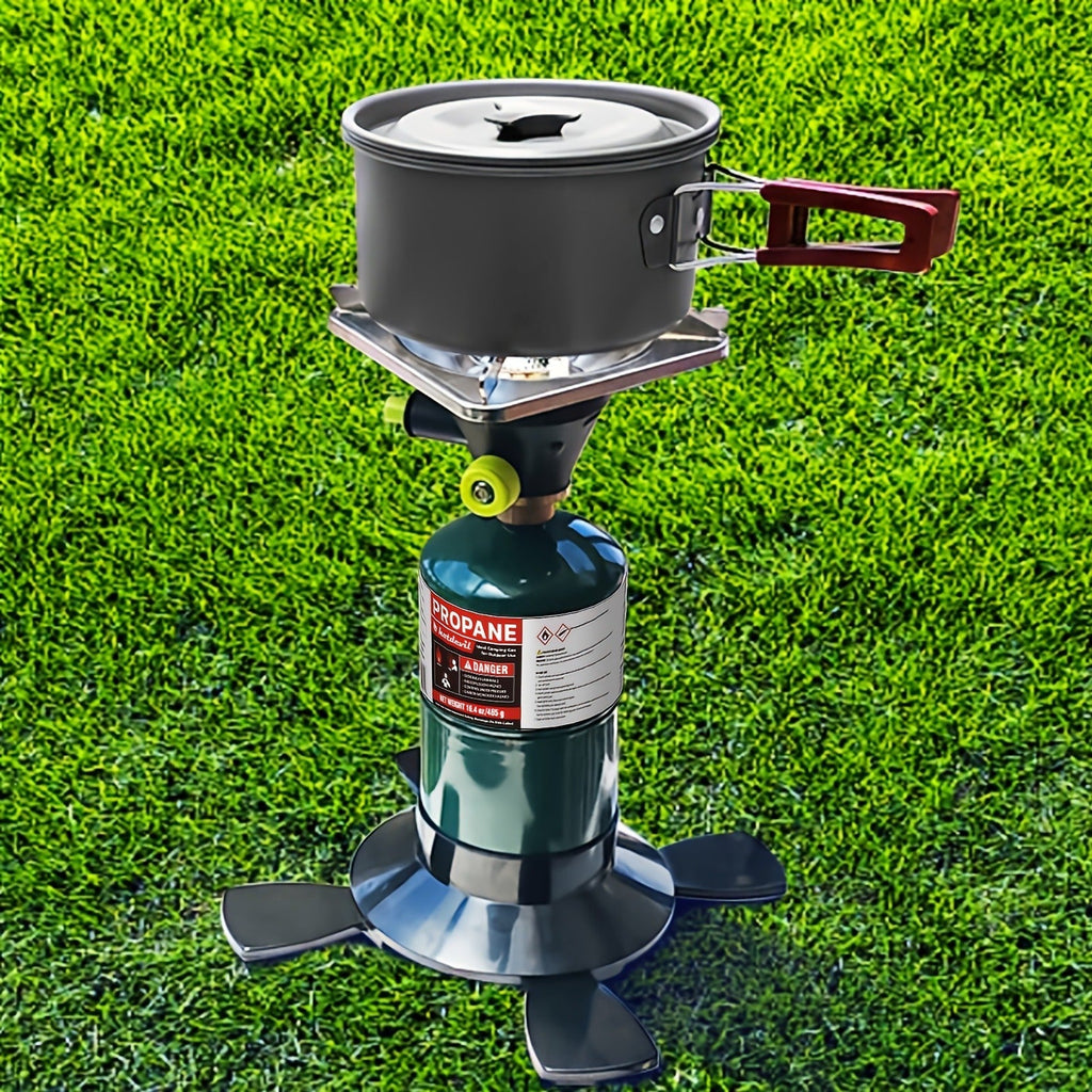Backpacking Stove Bottletop Propane, Hotdevil HD-5005 Camping Stove with Instant Ignition, Propane & MAPP Gas Compatible