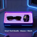 Smartwatch and Glasses 2-Piece Bundle with 1.83 Inch Touchscreen and Wireless Calling Set Options