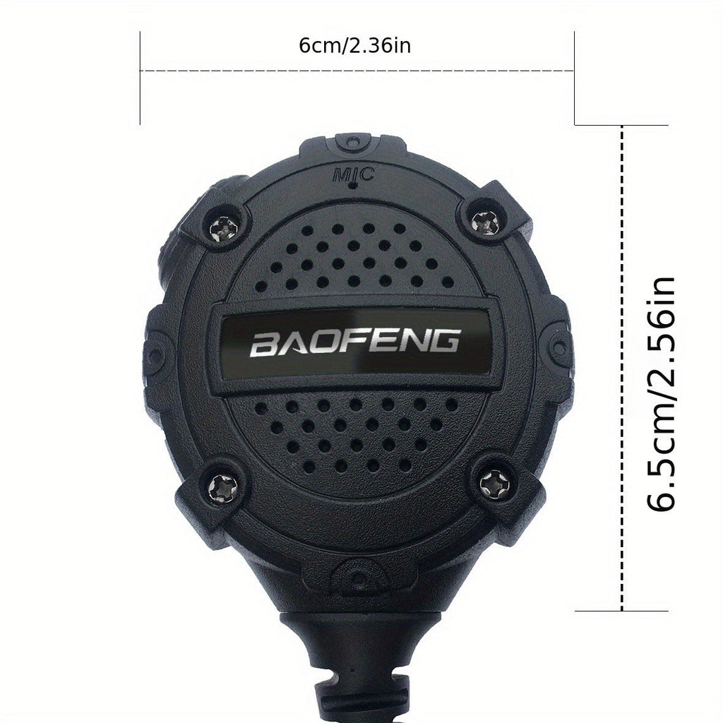 Walkie Talkie Remote Speaker Microphone H3 Lightweight Shoulder Mic PTT for Two Way Radio Clear Communication Outdoor Hiking Camping
