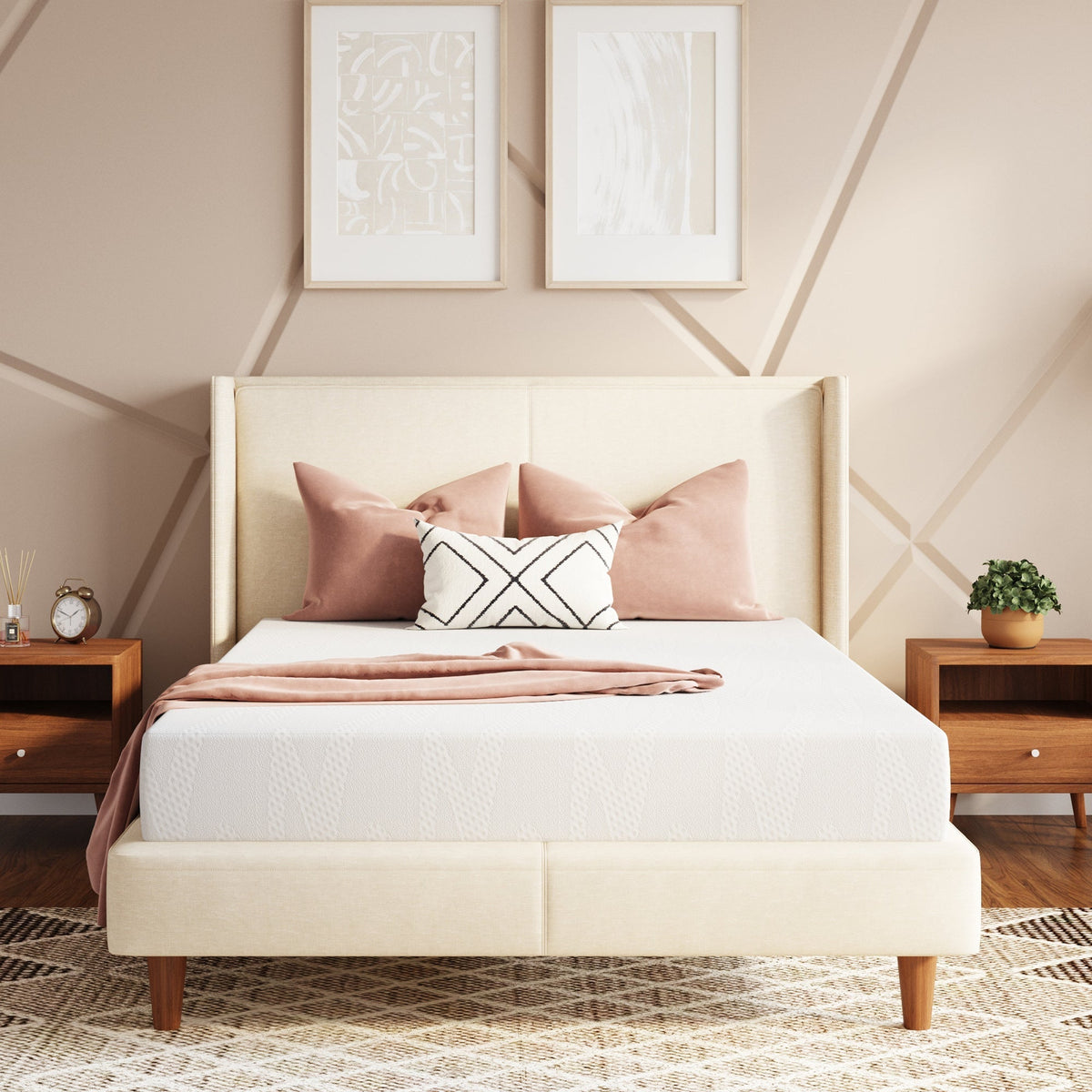 Mattress shown in the Twin, 6in option