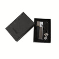Folding Pipe Lighter Refillable 2-in-1 with Adjustable Flame, Metal-Crafted Durable Design, Gift Box Included