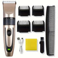 Hair Clipper WEEME One-, Two- or Three-Piece Grooming Sets with LCD Displays, USB Charging and Four Options