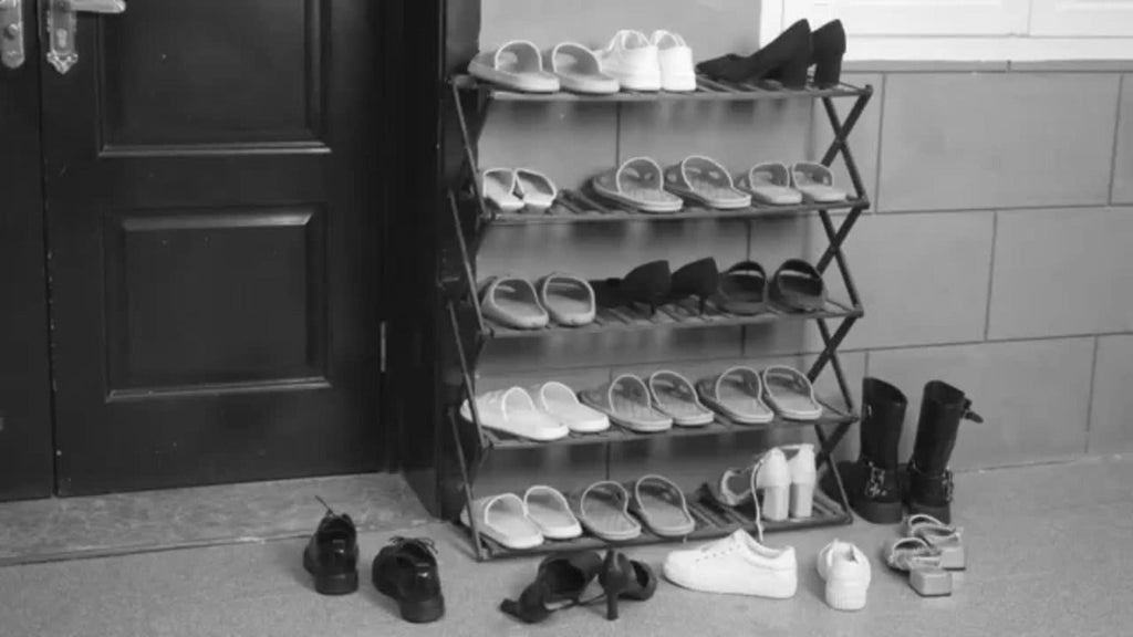 Over the Door Shoe Organizer 40 Pockets with 4 Hooks, Durable Fabric Hanging Shoe Storage for Closet