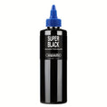 Tattoo Ink 8oz 240ml Single Black Bottle with Ultra-Dark Color Label and Large-Capacity Format