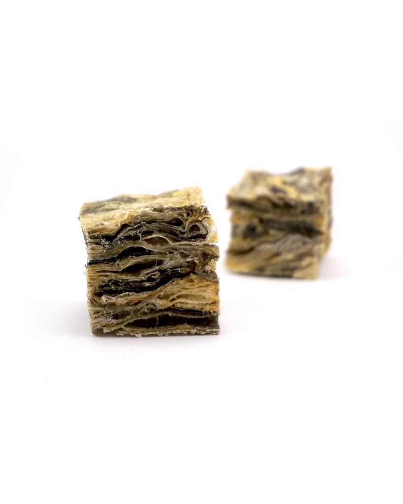 Air-Dried Fish Skin Cube Dog Treats, Large / 1Kg