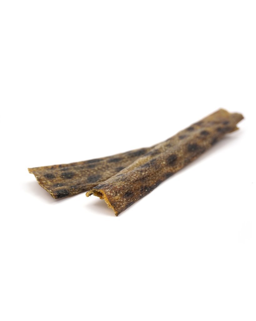 Air-Dried Wolf Fish Skin Dog Chews, Regular / 1kg