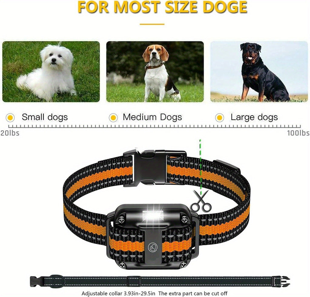 Dog Training Collar Remote Set with LED, Beep, Vibration and Static Modes for One, Two or Three Receivers