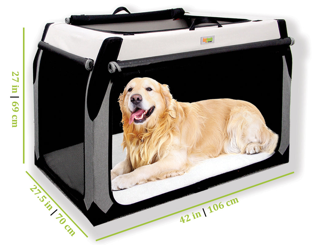 Soft Dog Crate for Labrador Retriever, Golden Retriever, - Australian Shepherd, Belgian Malinois, Border Collie, Boxer, Chesapeake Bay Retriever, Chow Chow, Collie, Dalmatian, Golden Retriever, Labrador Retriever, Norwegian Elkhound, Old English Sheepdog, Portuguese Water Dog, Samoyed, Shar-Pei, Siberian Husky, Huskies, Standard Poodle