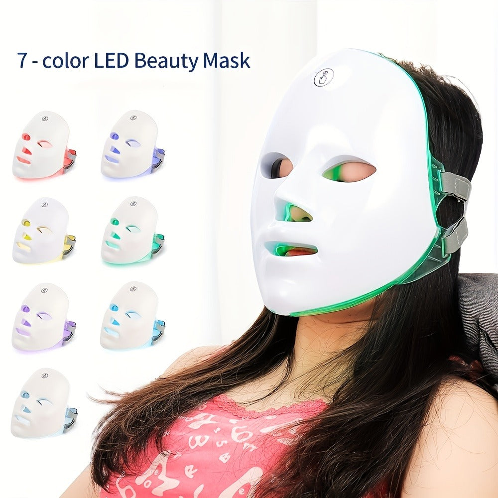 LED Light Therapy Device 7 Color Photon USB Powered for Bath Time, Home Spa and Personal Care