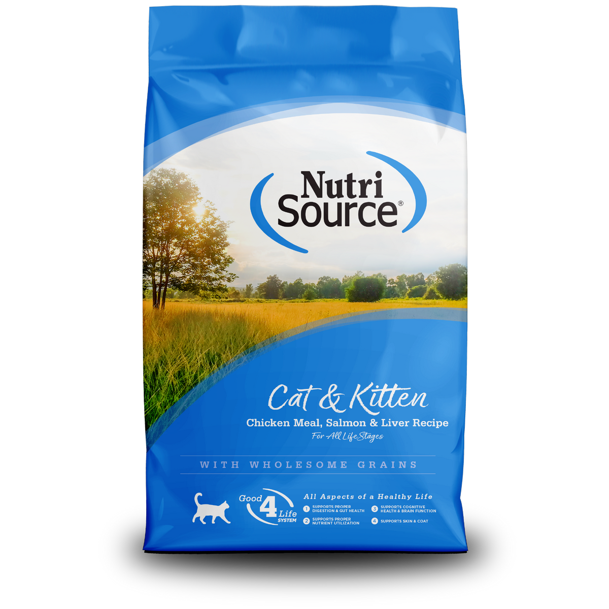 Chicken Meal Salmon and Liver Dry Cat Food, 12 lb