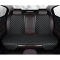 Car Seat Cover Rear Bench Protector with Source-Listed Water-Resistant Surface in Black or Red