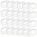 TSA Approved Clear Toiletry Bags Set of 24 Transparent Travel Makeup Organizer Pouches Medium Size Airport Security Quart Bag for Liquids