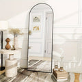 Full Length Mirror Floor Mirror with Stand, Aluminum Alloy Frame Full Body Mirror, Standing Hanging or Leaning Against Wall for Bedroom