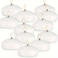 Floating Candles White 42 Pack Glitter Embellished Small Candle Set for Christmas Halloween Easter Thanksgiving Day of the Dead