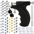Professional Ear Piercing Kit - 36pcs CZ Diamond & Stainless Steel Stud Earrings with Reusable Piercing Gun