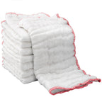 8pcs Cotton Dish Cloths Super Absorbent Reusable Kitchen Cleaning Towels Soft Dishcloths for Home Dining Room