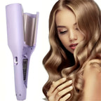 32mm Wave Curling Iron - Women's Hair Curler for Deep Curls & Instant Beach Waves, Professional Salon Styling Tool for All Hair Types