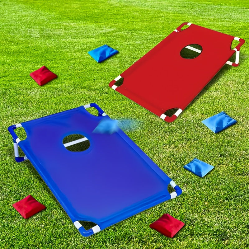 Cornhole Bean Bag Set 6pcs with Carry Bag & Gift Box – Dual Color Sandbags for Cornhole Board Game, Outdoor Party, Backyard