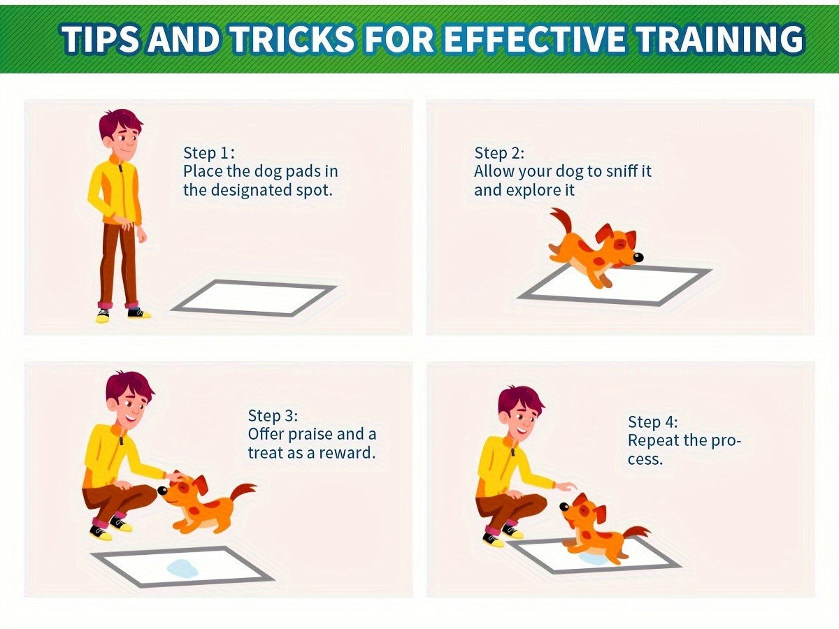 Potty Pads for Puppies Large – Disposable Pee Pads with Odor Control, Leak-Proof & Super Absorbent – Puppy Potty Pads for Housebreaking