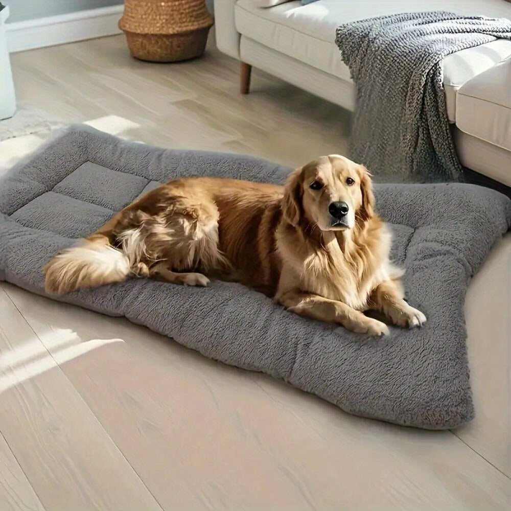 Dog Sofa Bed Extra Large Plush Ultra-Soft Pet Mat – Thick Polyester Fiber Filled Couch Bed for Small Medium Large Dogs