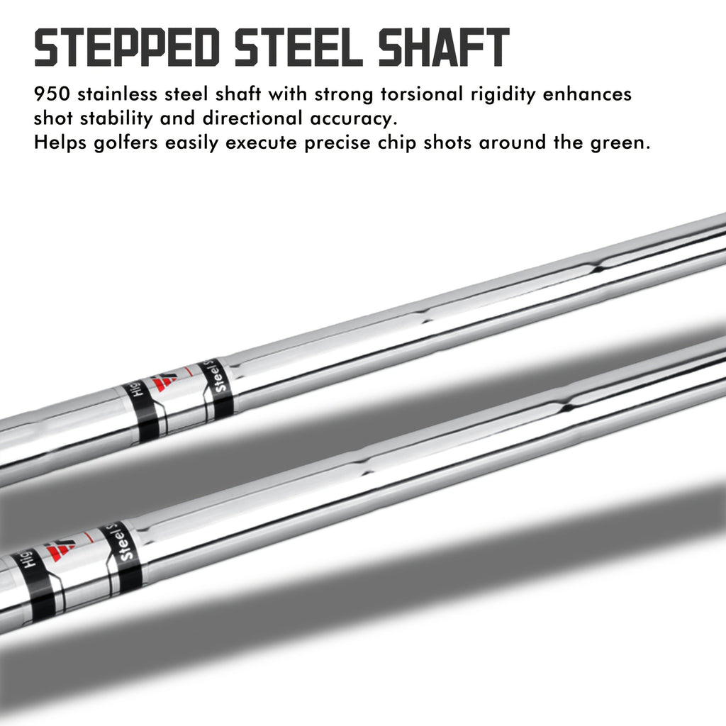 Golf Chipper Club Stainless Steel Head Regular Flex Steel Shaft 35 or 43 Degree Loft Blade Putter for Men Women Short Game Chipping Putting