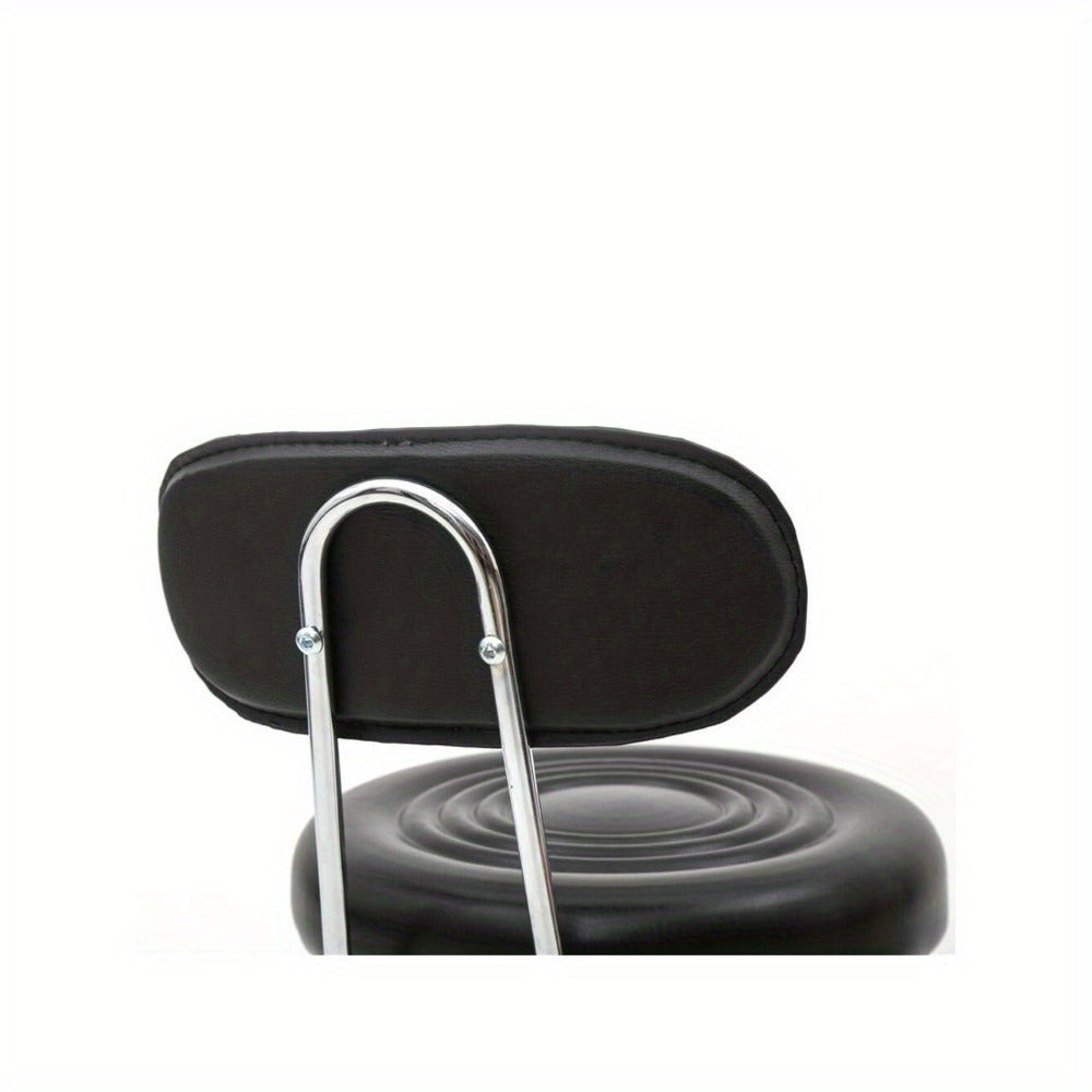 Adjustable Height Bar Stool with Backrest & 360° Swivel – Modern Counter Stool Rotating Chair for Kitchen