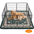 Dog Training Pads Washable Bohemian Mat with Four-Layer Construction, Silicone Backing and Four Size Options